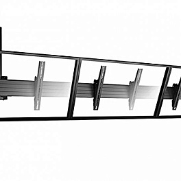 Потолочное крепление Chief LCM3x1U серии Menu Board для конфигурации 3x1, 40-55"(до 65" с FCAX), до 56.7 кг (на один дисплей), наклон + 5°, - 20°, VESA любая ширина x 100 - 400 mm