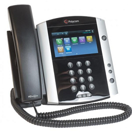 IP-телефон VVX 601 16 линий SIP/Lync, 2 x GE PoE, цветной LCD 480x272, 2 x USB 2.0