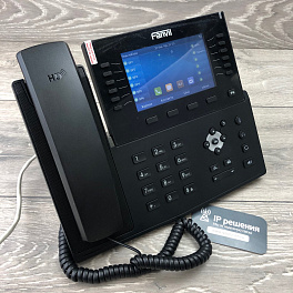 Fanvil X7C Business SIP Phone (POE) - IP телефон, 20 SIP линий, (1GbE) Gigabit Ethernet, цветной LCD, 12 DSS/BLF, Bluetooth, USB, Wi-Fi