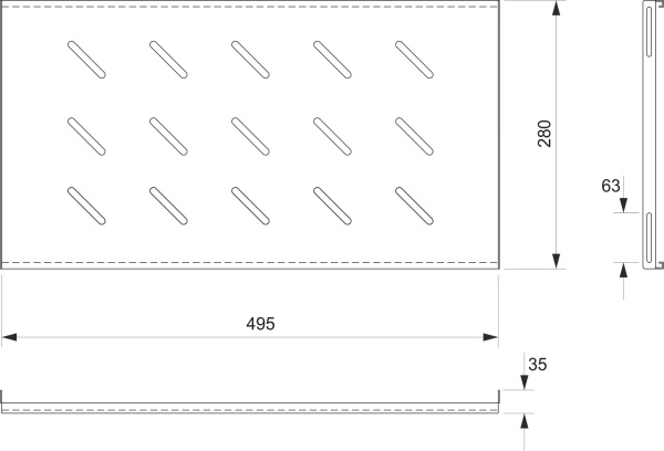 Cabeus, SH-J018-WM45-BK, полка 19" перфорированная для настенных шкафов глубиной 450 мм, цвет черный (RAL 9004) Cabeus, SH-J018-WM45-BK, полка 19" перфорированная для настенных шкафов глубиной 450 мм, цвет черный (RAL 9004)