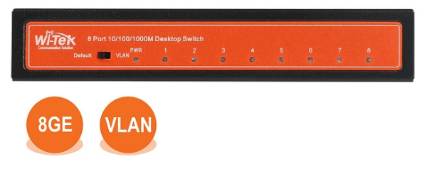 Wi-Tek WI-SG108 неуправляемый гигабитный коммутатор Wi-Tek WI-SG108 неуправляемый гигабитный коммутатор