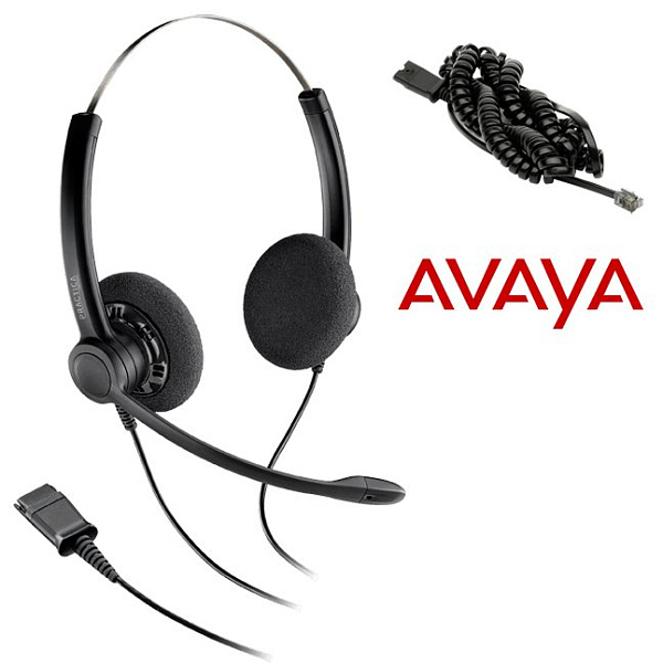 Plantronics SP12-QD/SP-A, проводная гарнитура Practica в комплекте с шнуром-переходником для Avaya Plantronics SP12-QD/SP-A, проводная гарнитура Practica в комплекте с шнуром-переходником для Avaya
