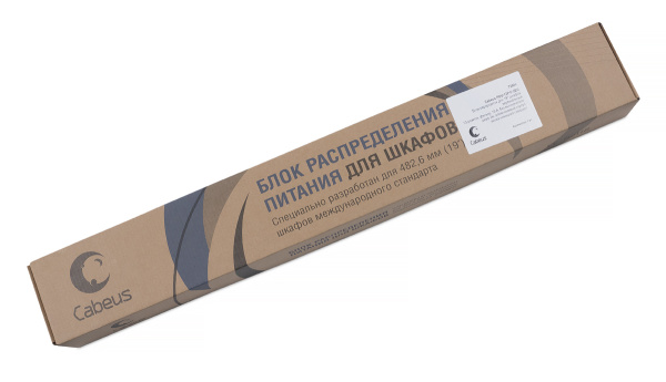 Cabeus, PDU-13P-F-2EU, блок евророзеток для 19" шкафов, 13 розеток, фильтр, 16 A, без выключателя, шнур 2м, алюминиевый корпус, немецкий стандарт Cabeus, PDU-13P-F-2EU, блок евророзеток для 19" шкафов, 13 розеток, фильтр, 16 A, без выключателя, шнур 2м, алюминиевый корпус, немецкий стандарт
