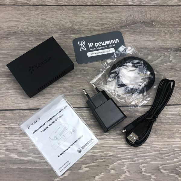 Yeastar TA200 VoIP-шлюз, 2*FXS Yeastar TA200 VoIP-шлюз, 2*FXS