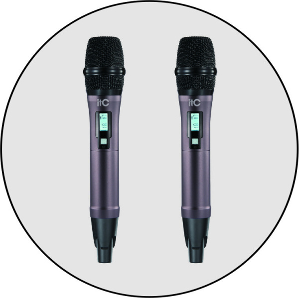 ITC T-521UH, радиосистема 2 ручных микрофона ITC T-521UH, радиосистема 2 ручных микрофона