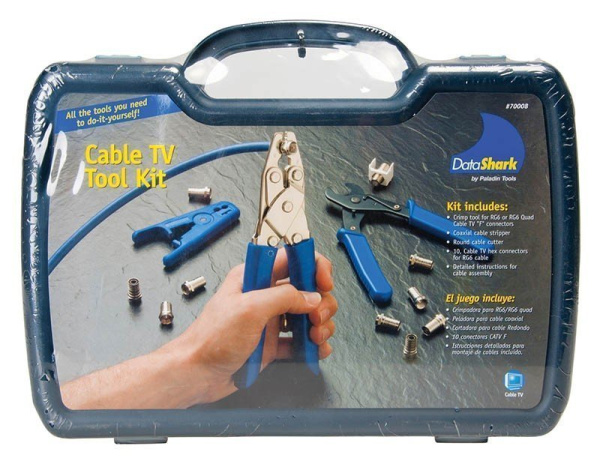 DataShark PT-70008 — набор инструмента для монтажа TV DataShark PT-70008 — набор инструмента для монтажа TV