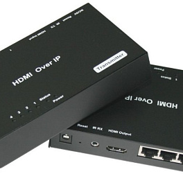 Ретранслятор HDMI сигнала через TCP/IP RJ45 (комплект)