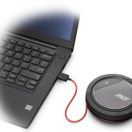 Plantronics Calisto P3200 USB-C,  портативный персональный спикерфон с 360° аудио 