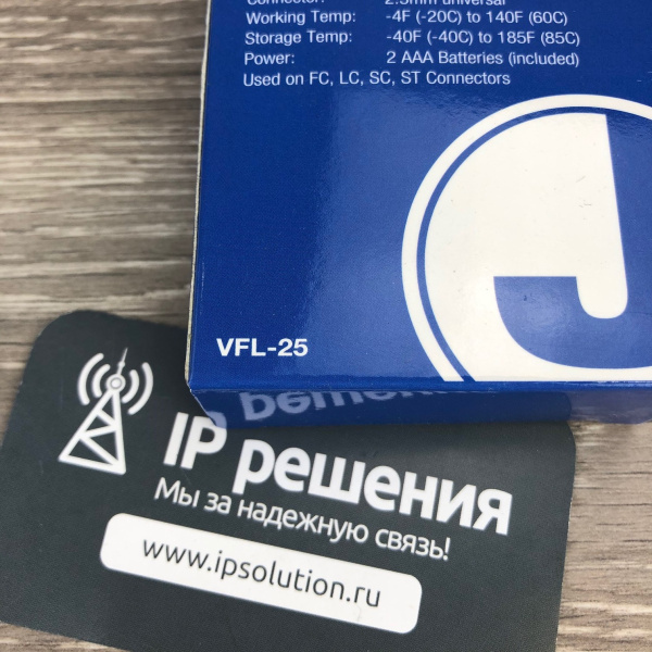 Визуальный локатор повреждений оптического волокна Jonard VFL-25 (для коннекторов 2.5 мм) Визуальный локатор повреждений оптического волокна Jonard VFL-25 (для коннекторов 2.5 мм)