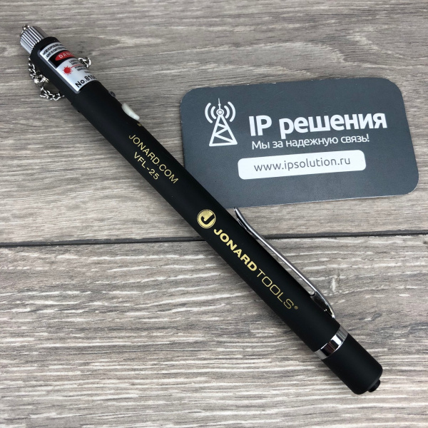 Визуальный локатор повреждений оптического волокна Jonard VFL-25 (для коннекторов 2.5 мм) Визуальный локатор повреждений оптического волокна Jonard VFL-25 (для коннекторов 2.5 мм)