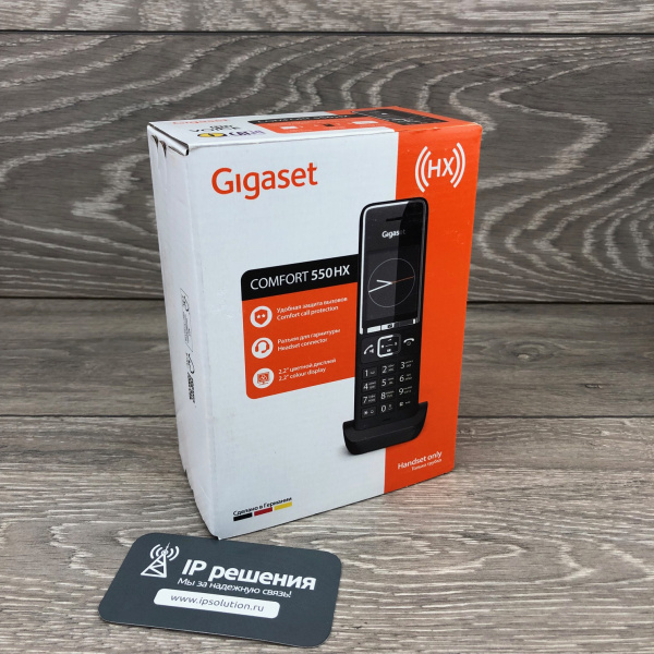 Gigaset COMFORT 550HX, дополнительная трубка для Gigaset COMFORT 550A IP FLEX Gigaset COMFORT 550HX, дополнительная трубка для Gigaset COMFORT 550A IP FLEX
